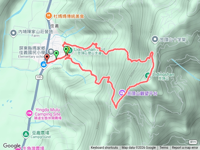 笠頂山（下山有捷徑）