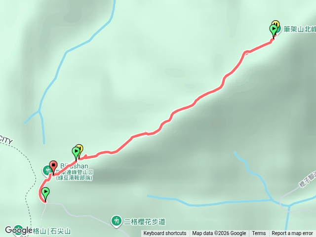 石碇筆架山南北峰