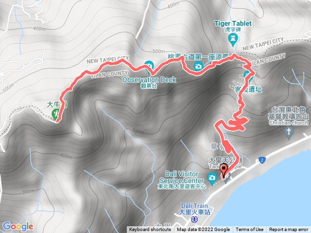 大里天公廟上灣坑頭山