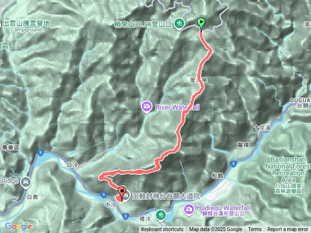 烏東縱走大雪山下谷關大道院預覽圖