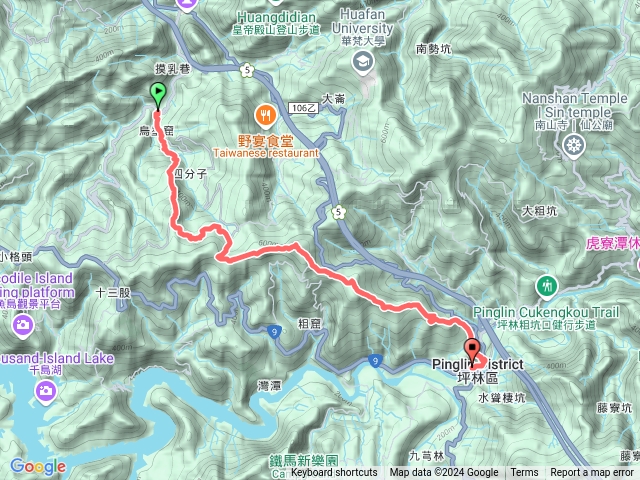 台松煤礦➛月扇湖大岩壁➛月扇湖山➛大格門山➛獵狸尖➛烏窟子山➛水柳腳步道