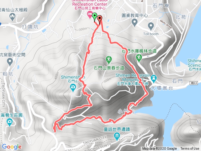 石門山小竹坑環繞