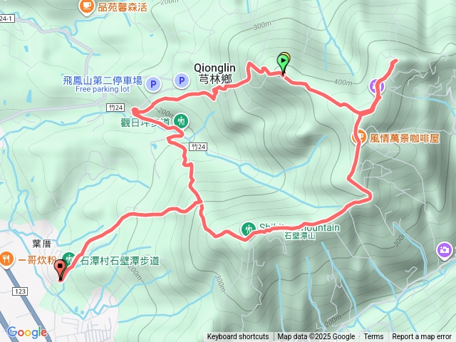 石壁潭飛鳳山O繞