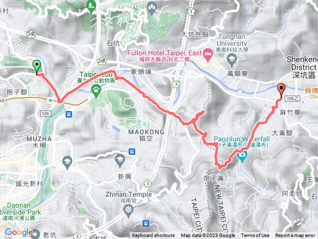 深坑魚衡南峰炮子崙步道