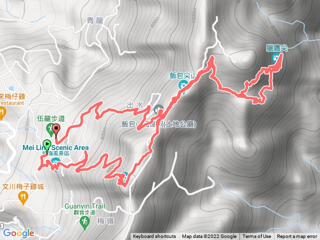 梅峰五龍一線天O型縱走