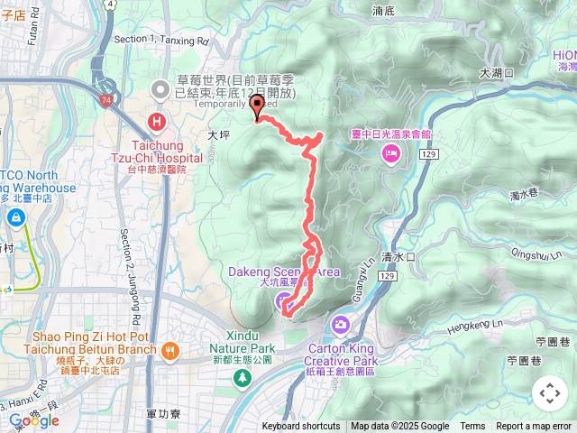 潭子風動石橋上觀音亭，走9-1下，10號上，經觀音亭回到停車處