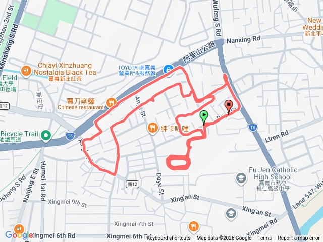 徒步嘉義安業社區預覽圖