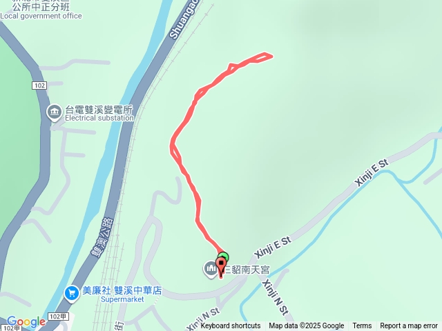2025815 雙溪西九份坑山前峰直上下