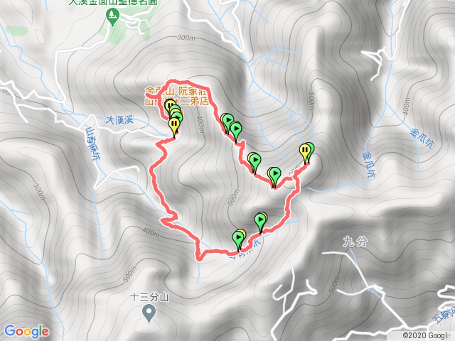 20200111金面山三上三下