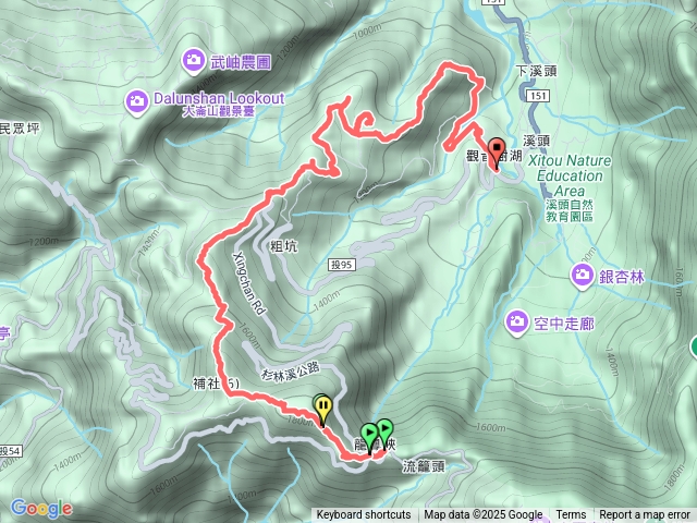 溪頭九連峰縱走