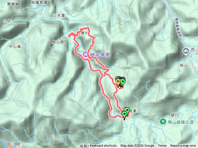 大虎尾古道→溪尾寮古道→灣潭古道O
