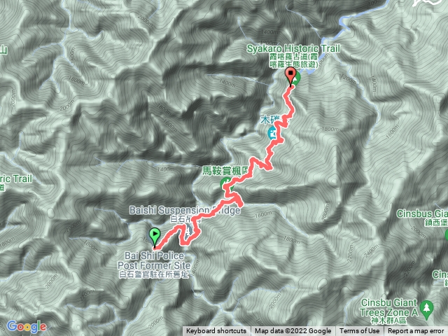 霞喀羅古道 | 白石至養老