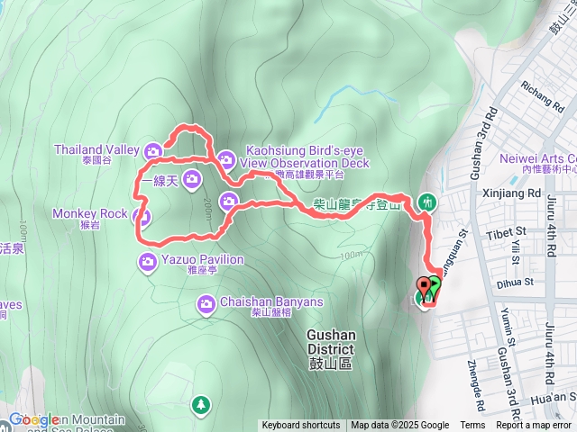 柴山龍泉寺-小坪亭往返