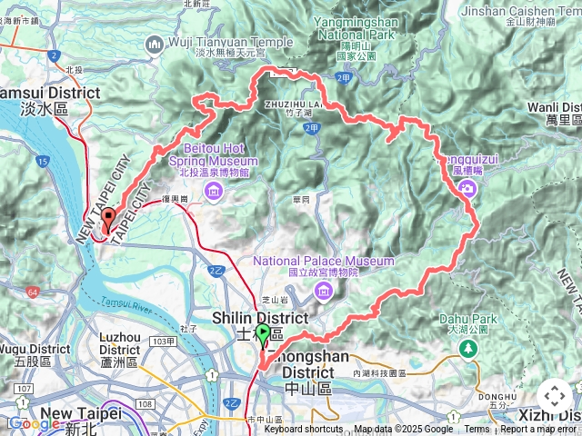 20250427 劍關縱走(劍潭-關渡)