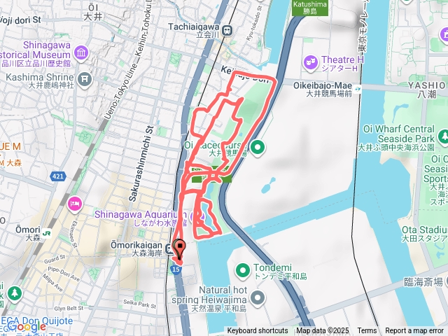 東京行-大森町夜跑