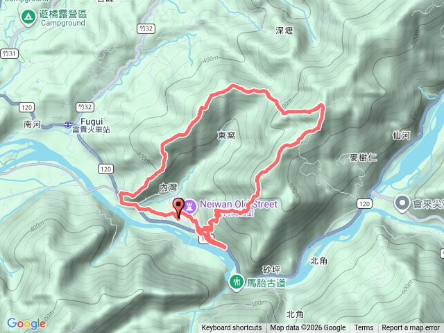 內灣山、麥樹仁山&白石湖山