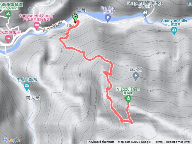 鳥嘴山登山步道（上島山）-2023/11/25