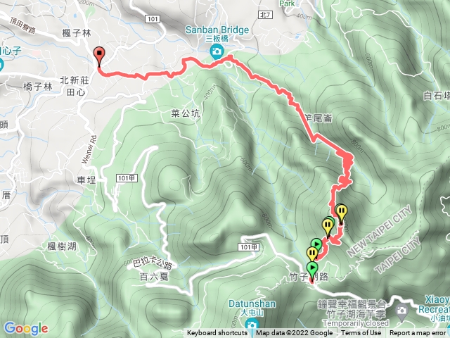 小觀音山至三板橋