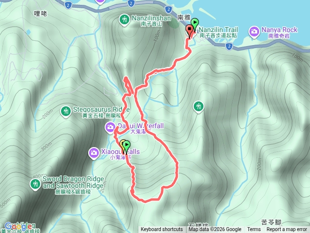 保羅尖、雙鬼小霸尖、黃金七稜(大階梯狀不算好走)預覽圖