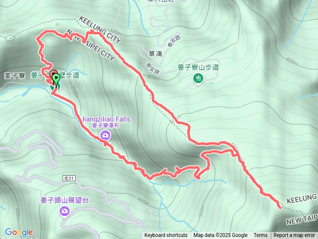 20250217 - 姜子寮絕壁瀑布 姜子寮山 旗尾崙（小百岳集起來）