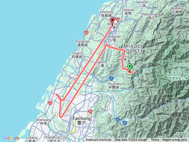 馬那邦山-北線-天然湖登山口預覽圖