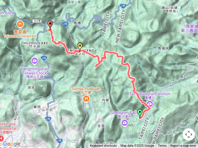 陽明山縱走東線