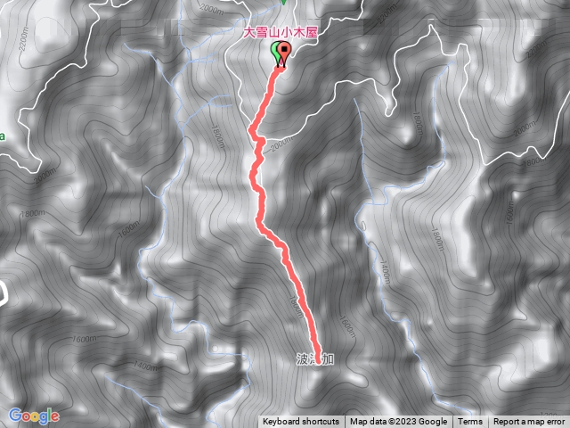波津加（大雪山下）