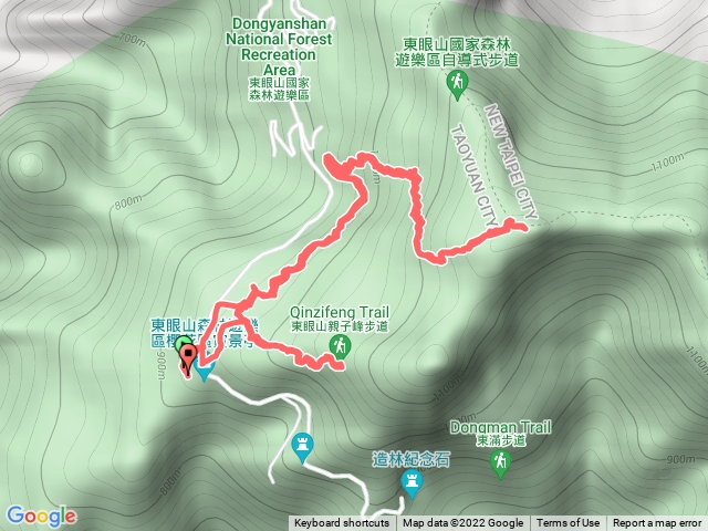 東眼山森林步道繞圈圈