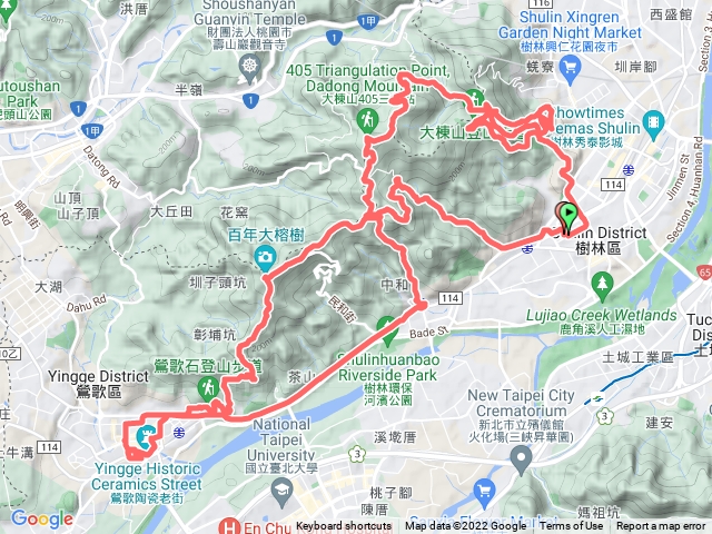 無重複野跑路線