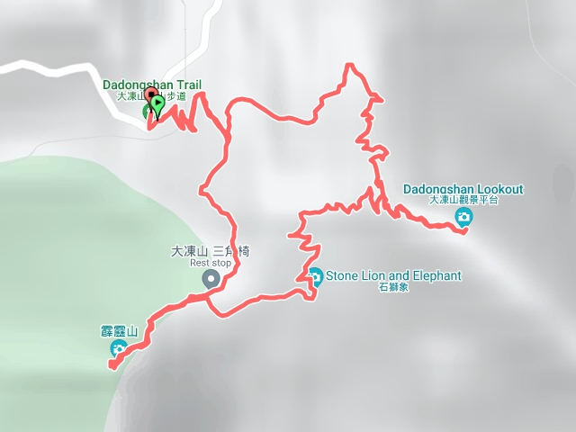 嘉義大凍山、觀景台、霹靂山