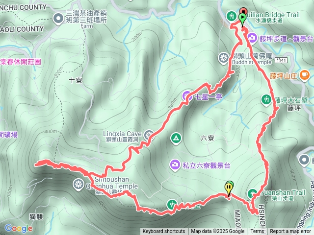 藤坪步道-猿山-獅頭山-獅尾山