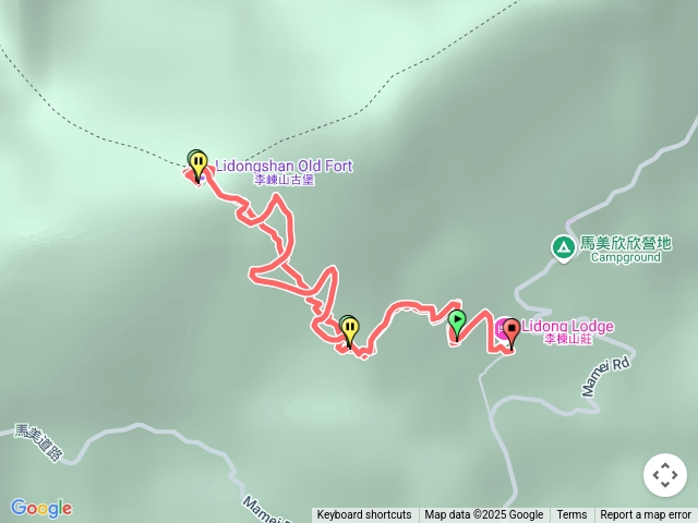 12點才起登的李棟山步道很涼爽