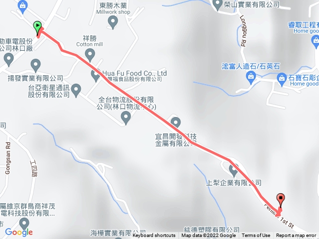 新北/林口/外寮山，H227m (三等三角點1040)