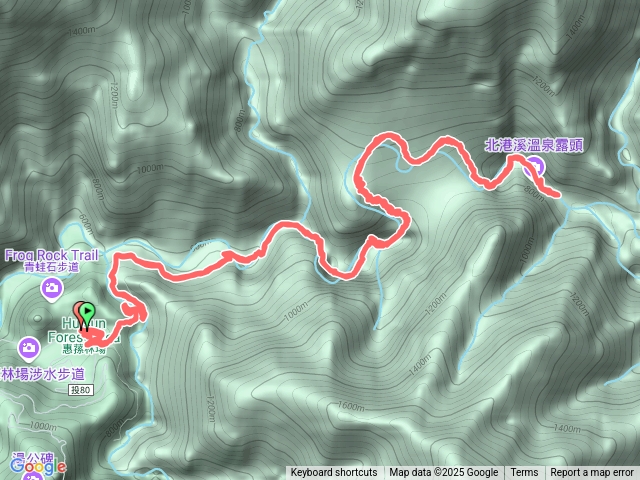 惠蓀林場-北港溪一線天