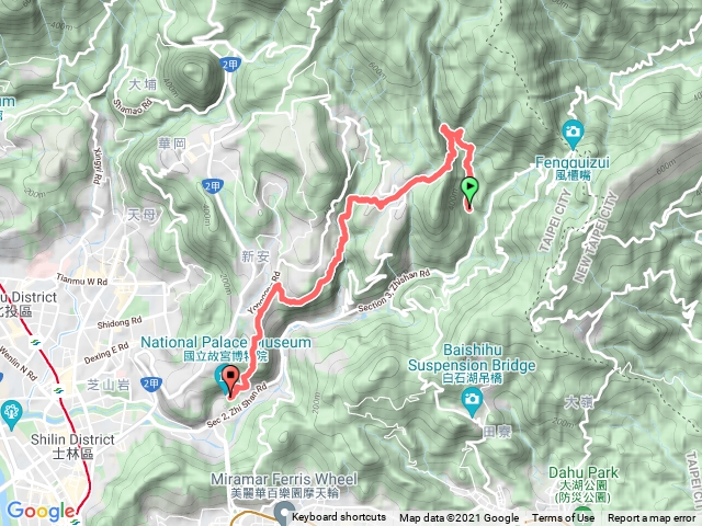 平等古圳到狗引擎步道到故宮