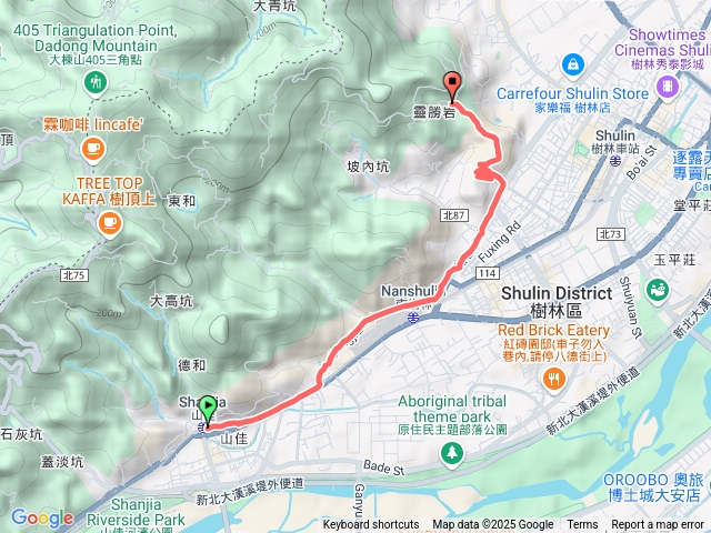 山佳車站到樹林南寮福安宮