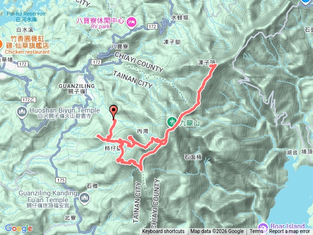 大凍山系東北段凍子頂山預覽圖