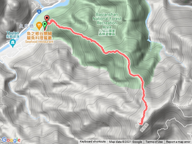 八仙山 (松鶴登山口上)