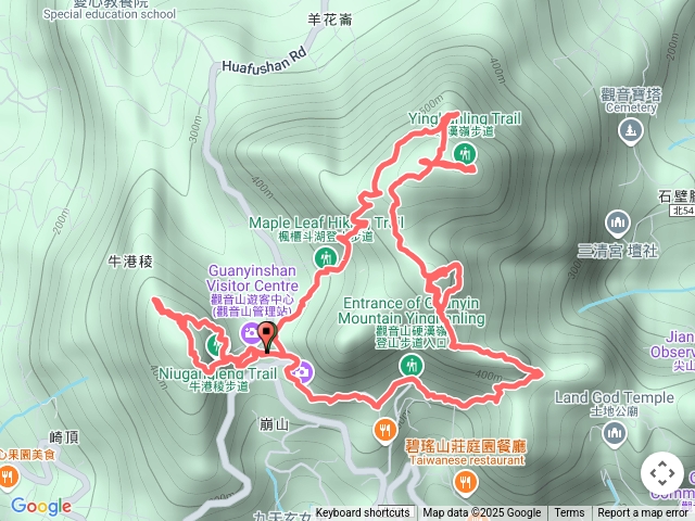 牛港稜山、硬漢嶺、凌雲尖