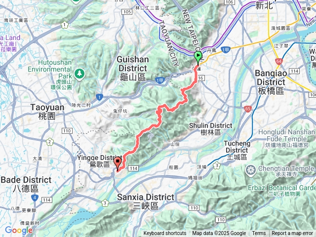 2025-11-16迴龍~鶯歌(經三角埔頂山,大棟山,石灰坑山,鶯歌石)預覽圖