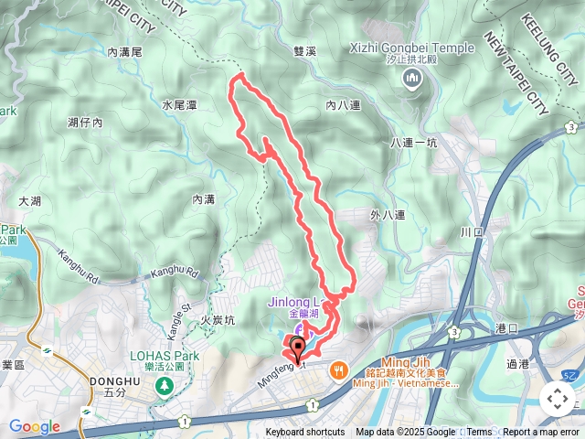 金龍湖-老鷲尖山-內溝山-翠湖(2025-5-3)