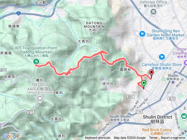 大同山、尖棟山、大棟山連走