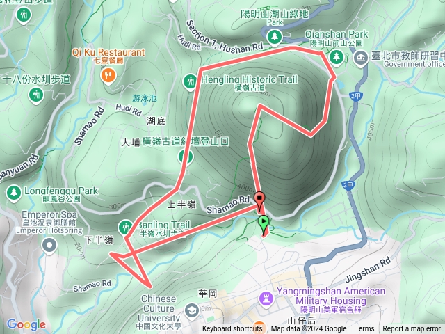 紗帽衫O-陽明山天主堂-前山公園-半嶺吊橋-半嶺瀑布預覽圖