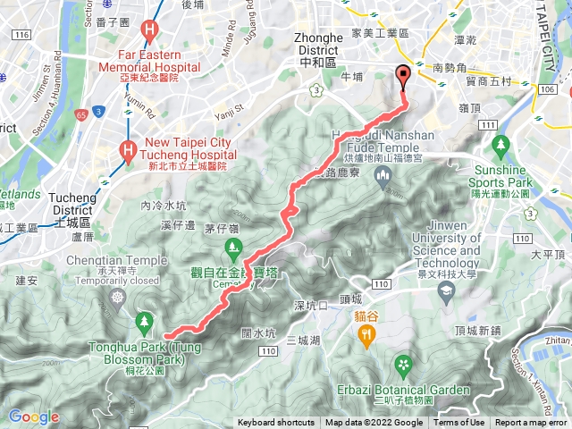 圓通寺烘爐地登山步道-天上山O繞