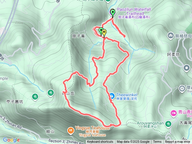 炮子崙瀑布-猴山岳