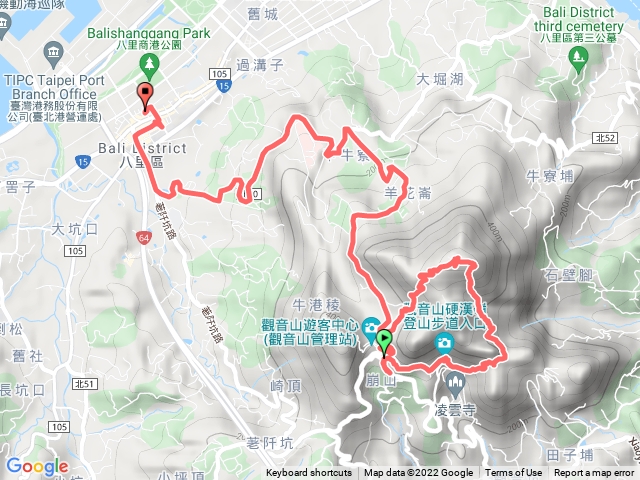 觀音山北橫古道+硬漢嶺