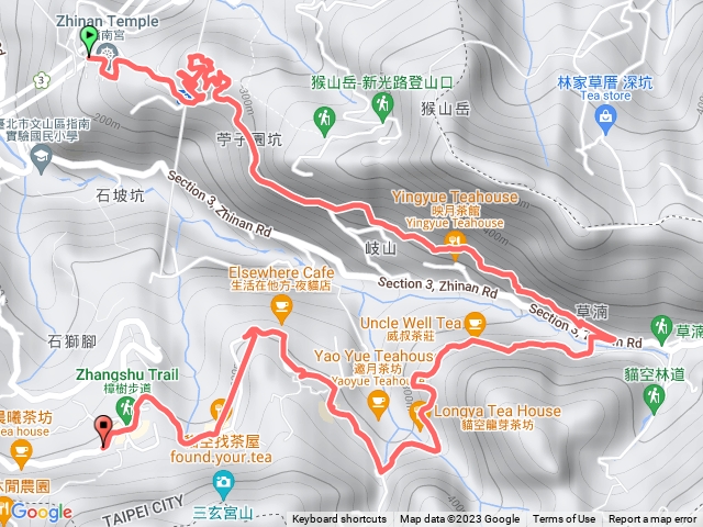 2023-06-11 指南宮十二生肖步道-岐山古道(草湳古道)-草湳橋-小天空步道-貓空