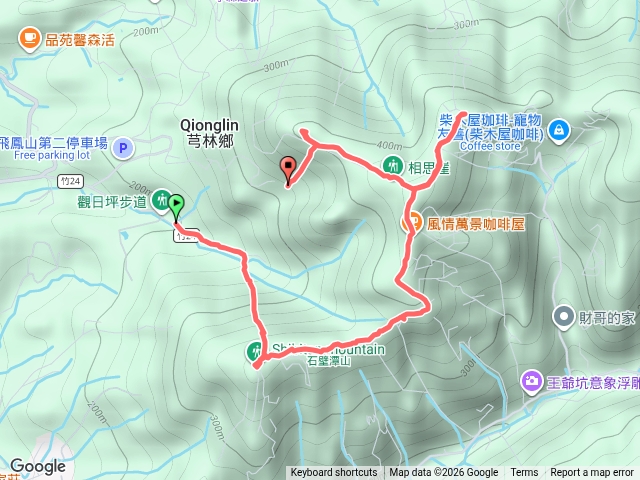 新竹芎林飛鳳山 飛石舊路O型預覽圖