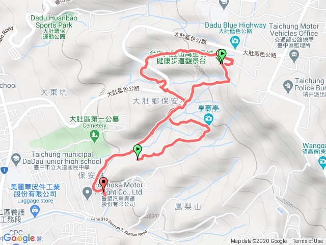 大肚萬里長城步道穿涵洞