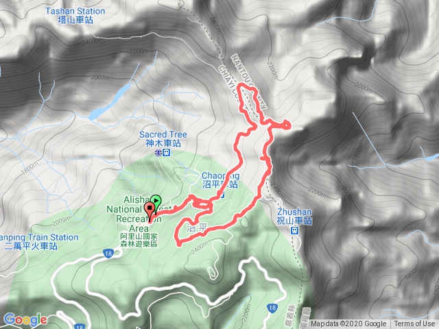 登高越 祝山步道